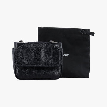 Niki Black lambskin 710844 GSL710844.1022ニキ ブラック ラムスキン 710844 GSL710844.1022