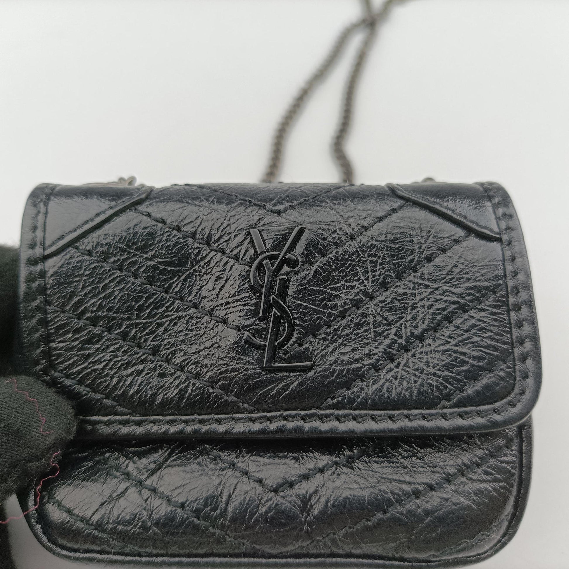 Niki Black lambskin 710844 GSL710844.1022ニキ ブラック ラムスキン 710844 GSL710844.1022