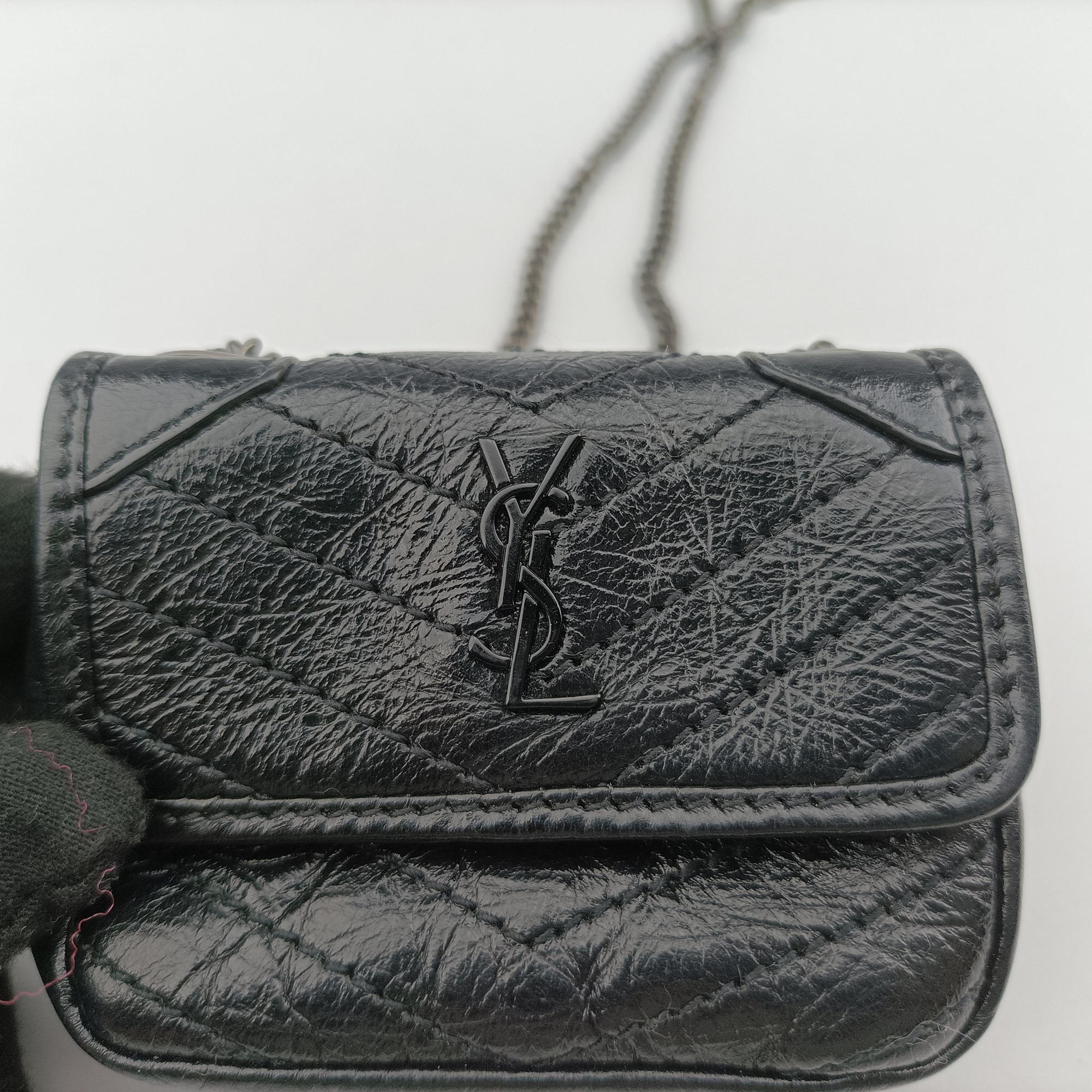 Niki Black lambskin 710844 GSL710844.1022ニキ ブラック ラムスキン 710844 GSL710844.1022