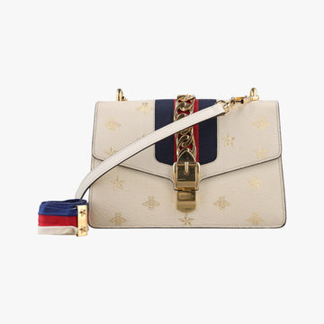 Sylvie Ivory×Navy×Red Leather 524405 F033625716シルヴィ アイボリー×ネイビー×レッド レザー 524405 F033625716
