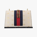 Sylvie Ivory×Navy×Red Leather 524405 F033625716シルヴィ アイボリー×ネイビー×レッド レザー 524405 F033625716