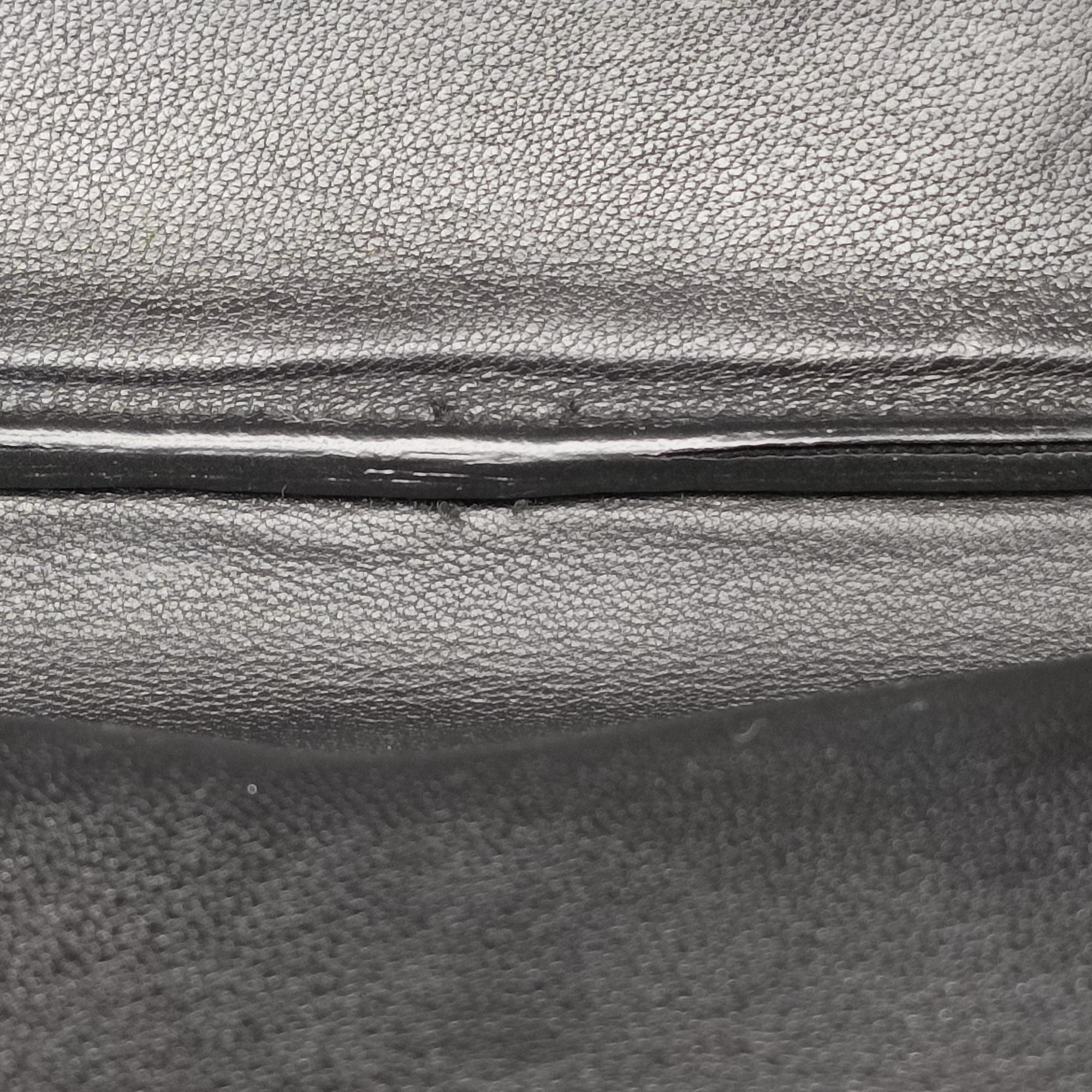 Push-Lock Briefcases Black Saffiano Leather 164 58/Nプッシュロックブリーフケース ブラック サフィアーノレザー 164 58/N