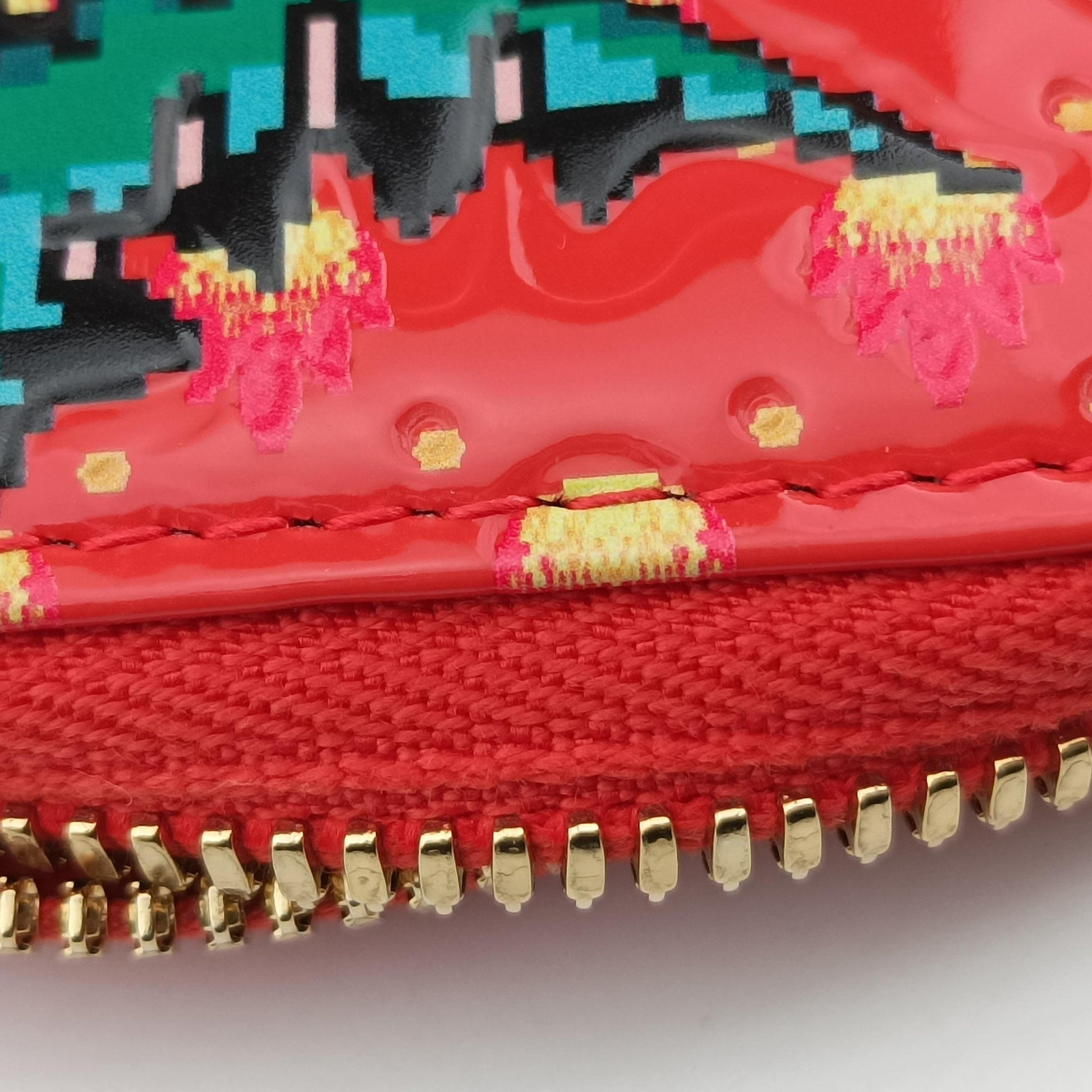 Lady Dior Orange Red Patent Leather 43-MA-0241レディ ディオール オレンジレッド パテント 43-MA-0241