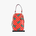 Lady Dior Orange Red Patent Leather 43-MA-0241レディ ディオール オレンジレッド パテント 43-MA-0241