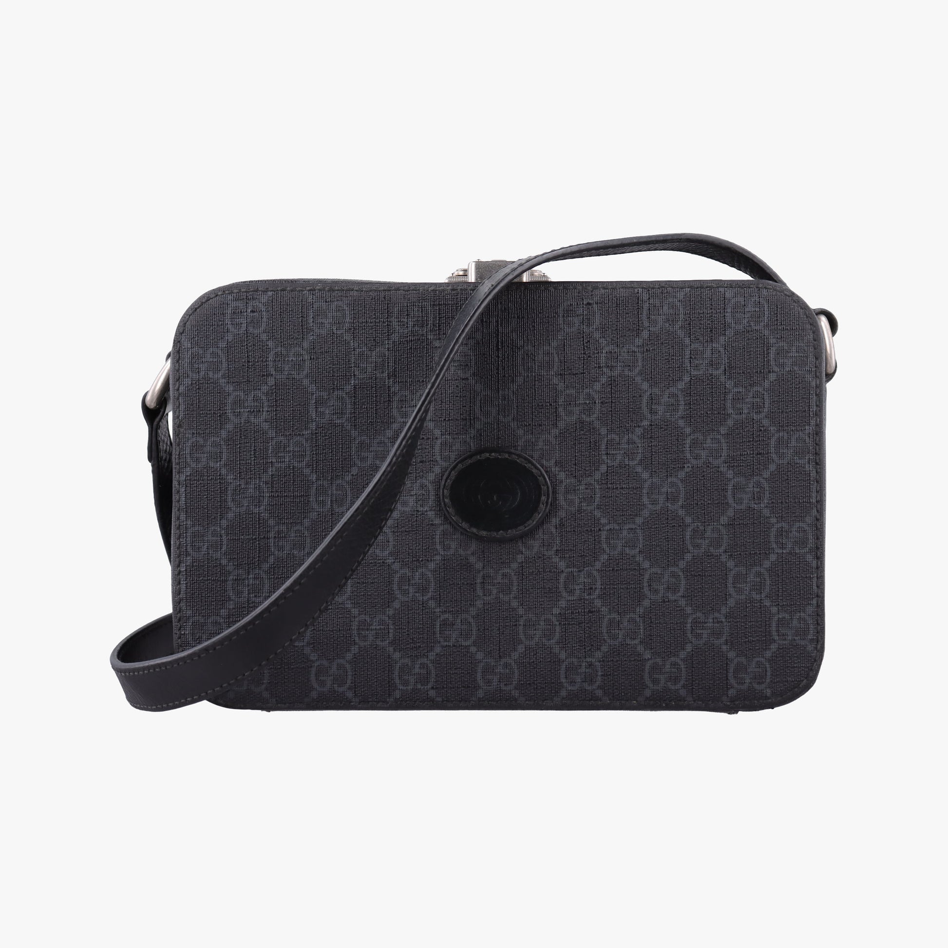 Interlocking G Grey PVC coated canvas 724717 インターロッキングG グレー PVCコーティングキャンバス 724717 