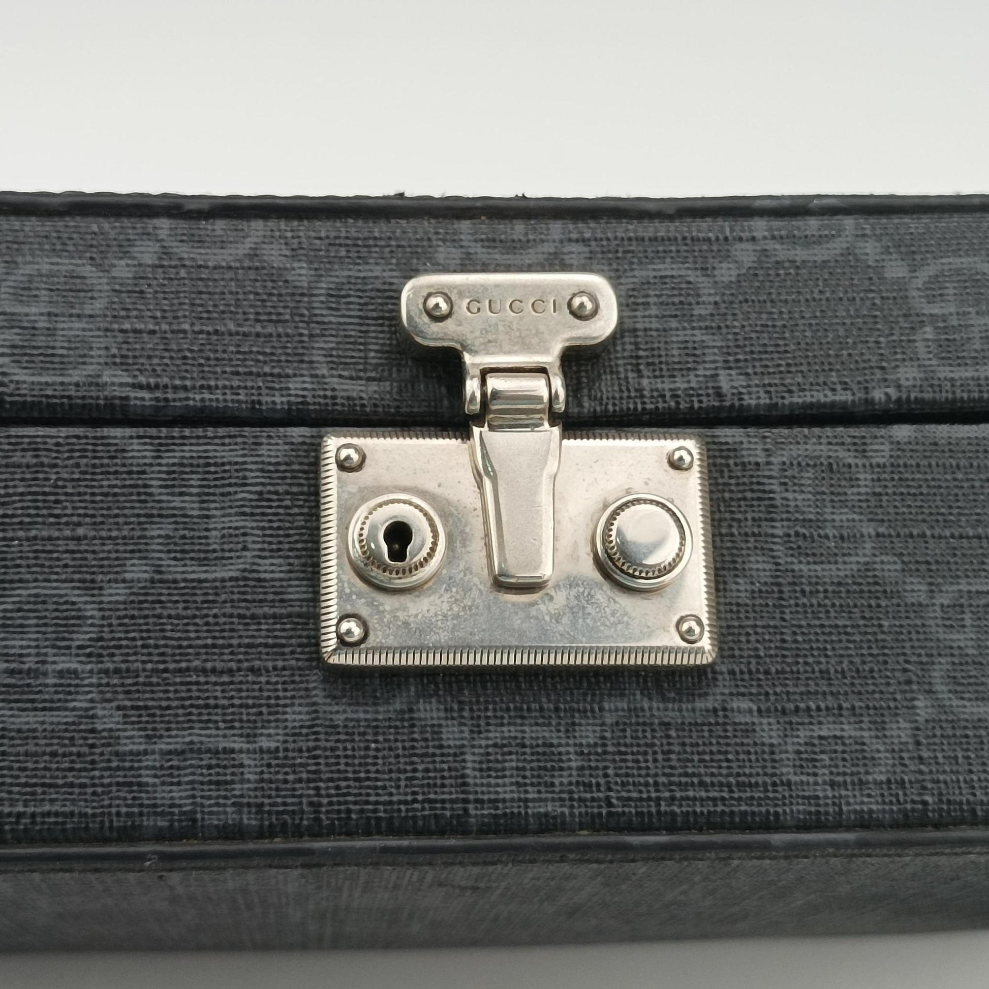 Interlocking G Grey PVC coated canvas 724717 インターロッキングG グレー PVCコーティングキャンバス 724717 
