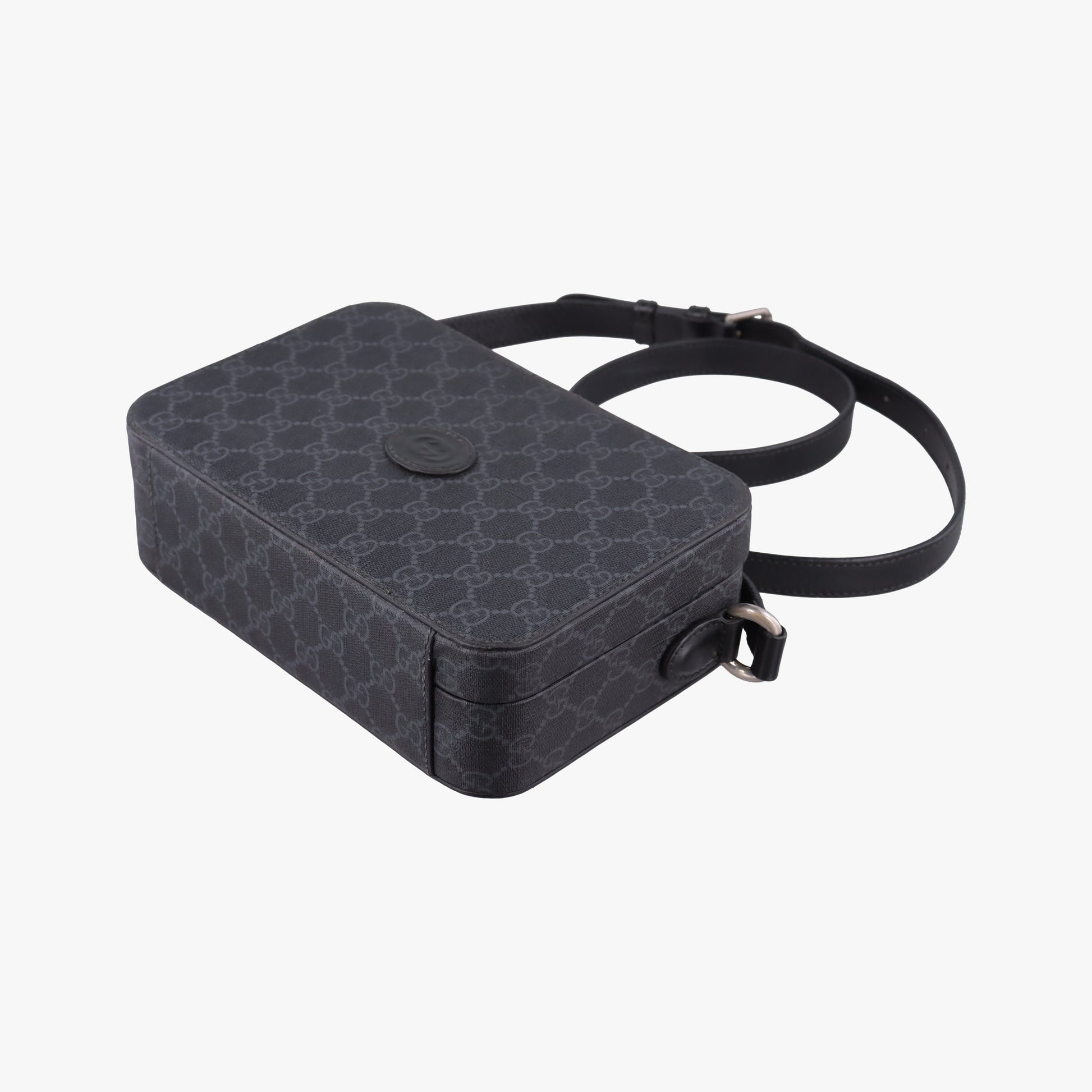 Interlocking G Grey PVC coated canvas 724717 インターロッキングG グレー PVCコーティングキャンバス 724717 