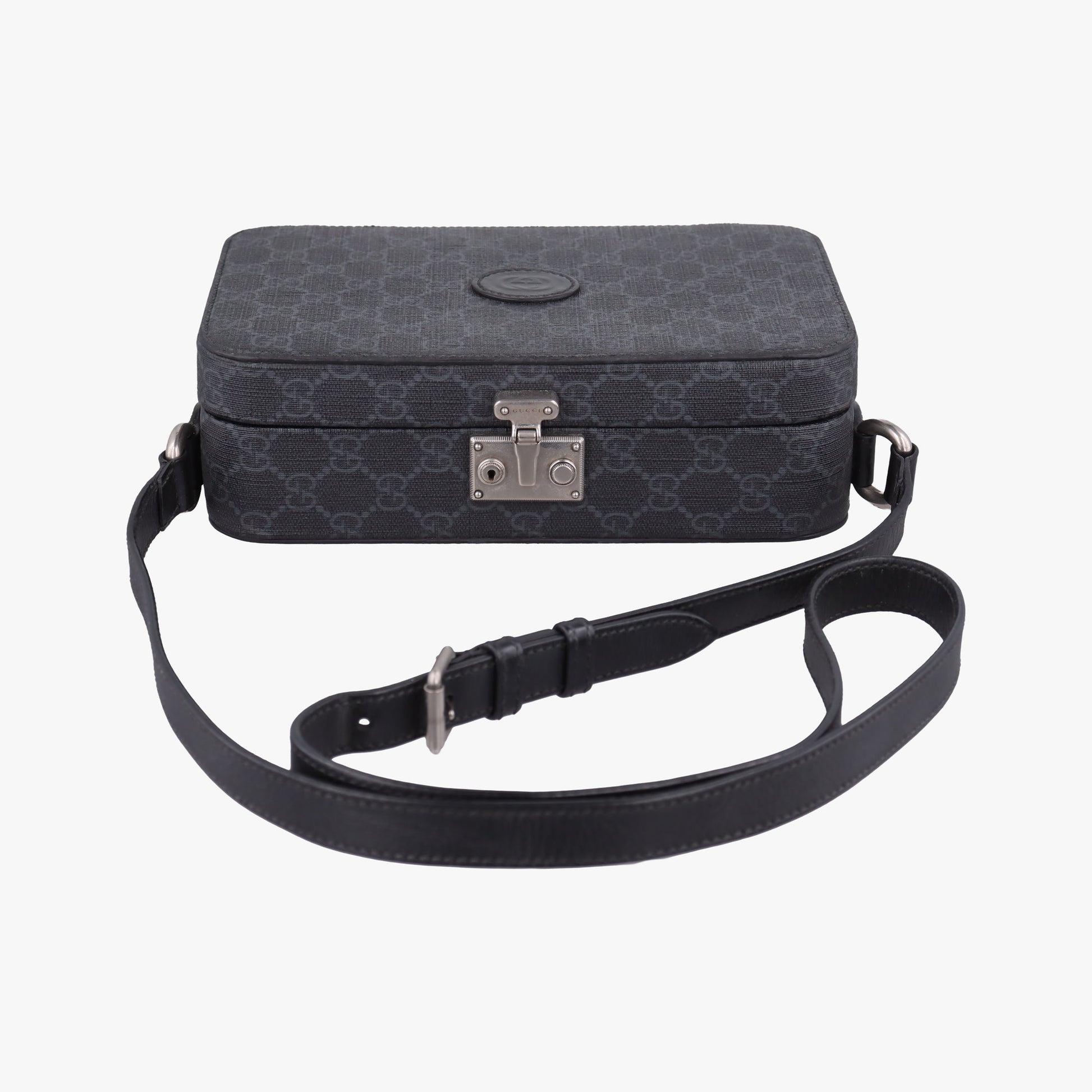 Interlocking G Grey PVC coated canvas 724717 インターロッキングG グレー PVCコーティングキャンバス 724717 