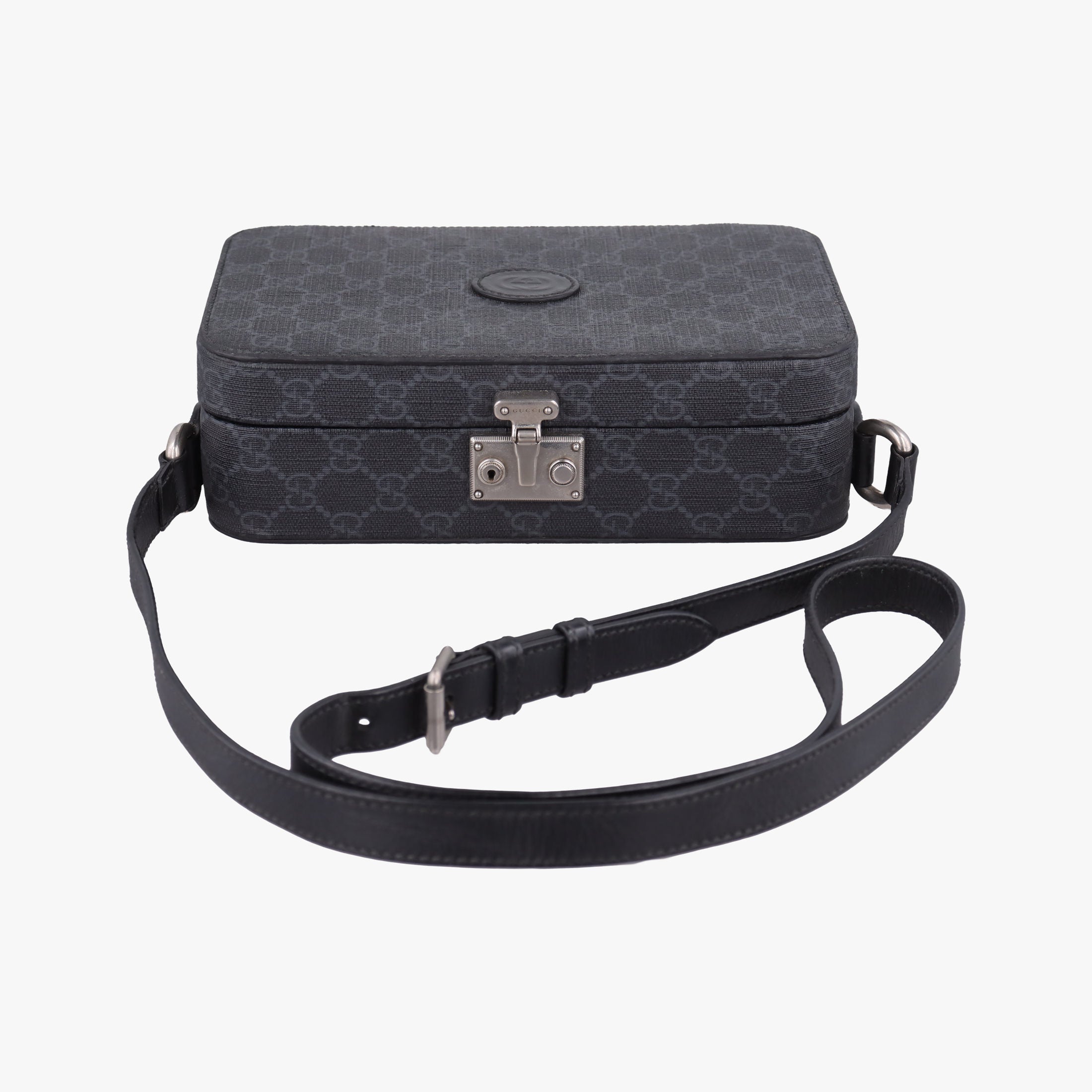 Interlocking G Grey PVC coated canvas 724717 インターロッキングG グレー PVCコーティングキャンバス 724717 