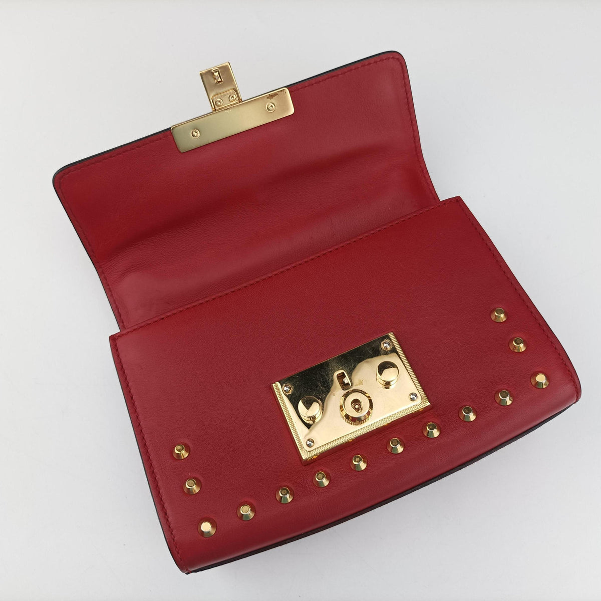 Padlock Red Leather 432182 E021822380パドロック レッド レザー 432182 E021822380