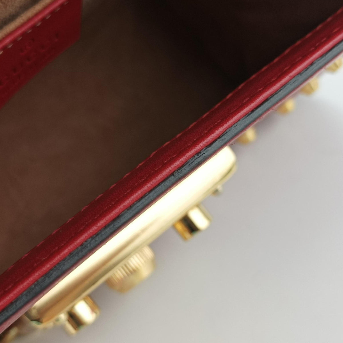 Padlock Red Leather 432182 E021822380パドロック レッド レザー 432182 E021822380