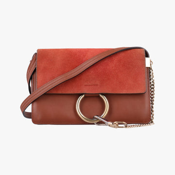 FAYE Brown Suede × leather Lot number unknownフェイ ブラウン スエード×レザー 製番不明