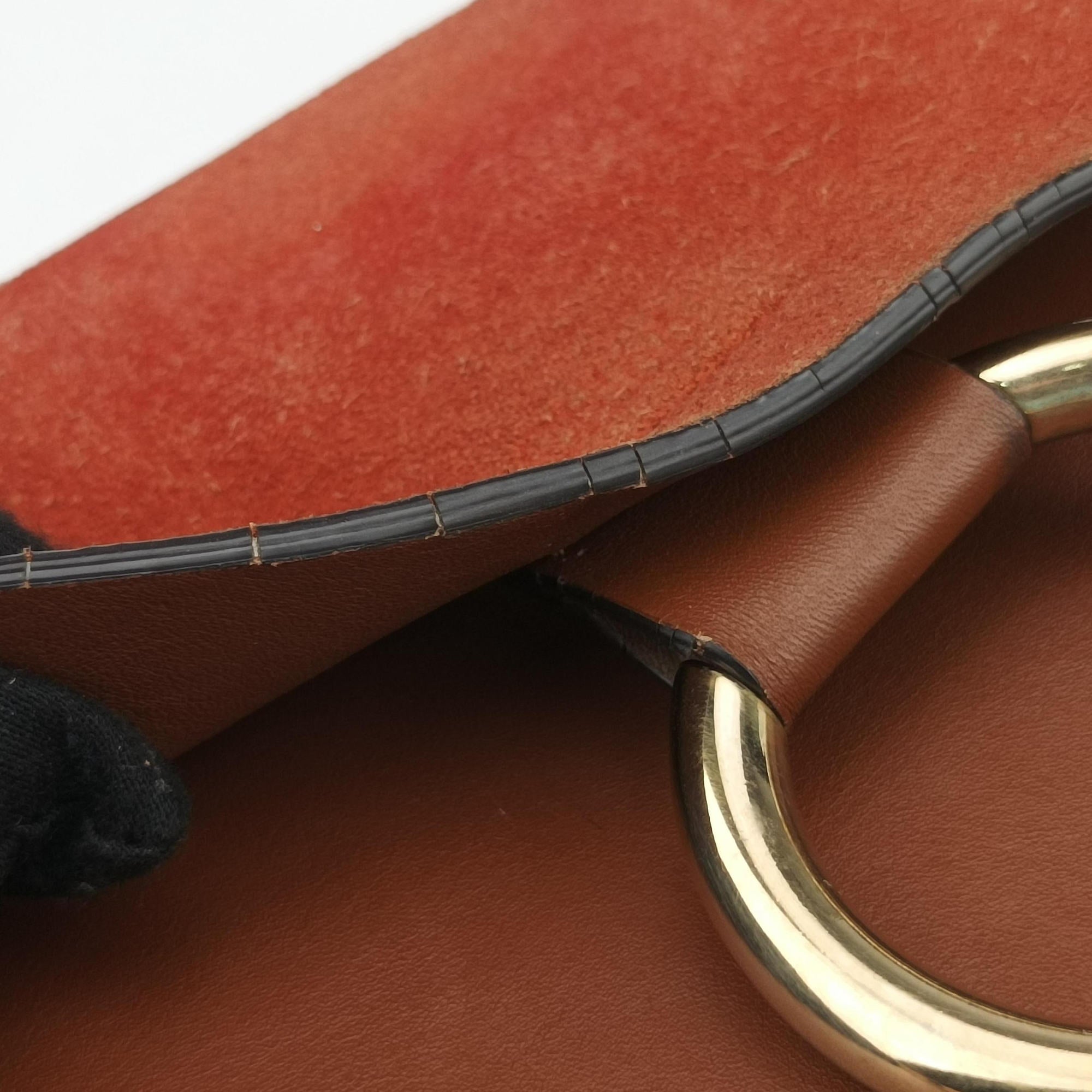 FAYE Brown Suede × leather Lot number unknownフェイ ブラウン スエード×レザー 製番不明