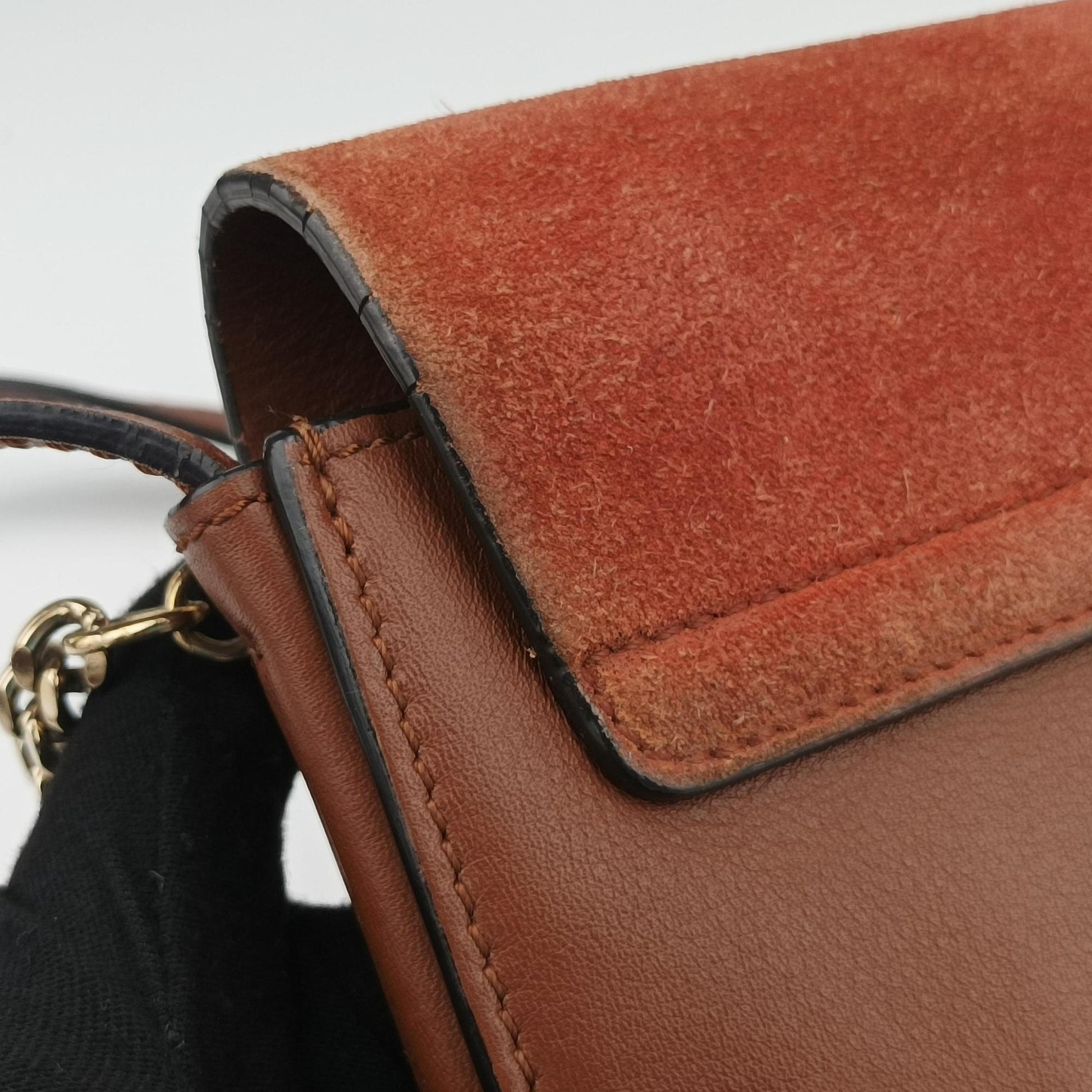 FAYE Brown Suede × leather Lot number unknownフェイ ブラウン スエード×レザー 製番不明