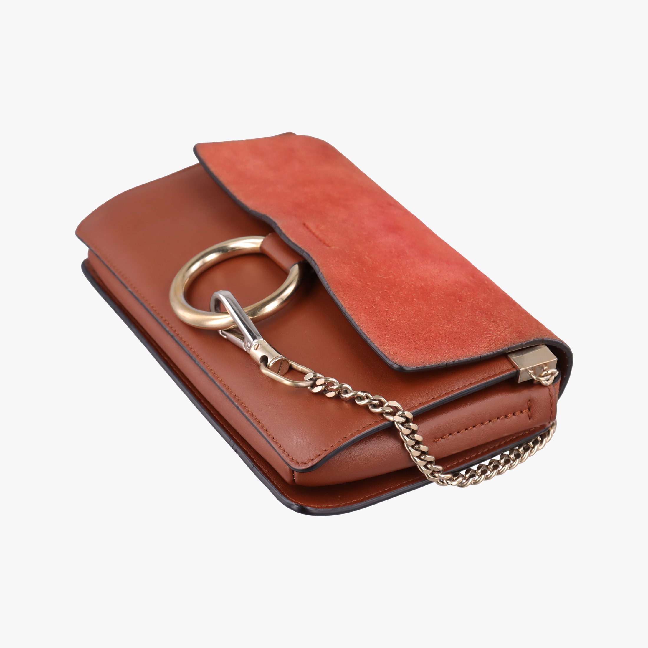 FAYE Brown Suede × leather Lot number unknownフェイ ブラウン スエード×レザー 製番不明