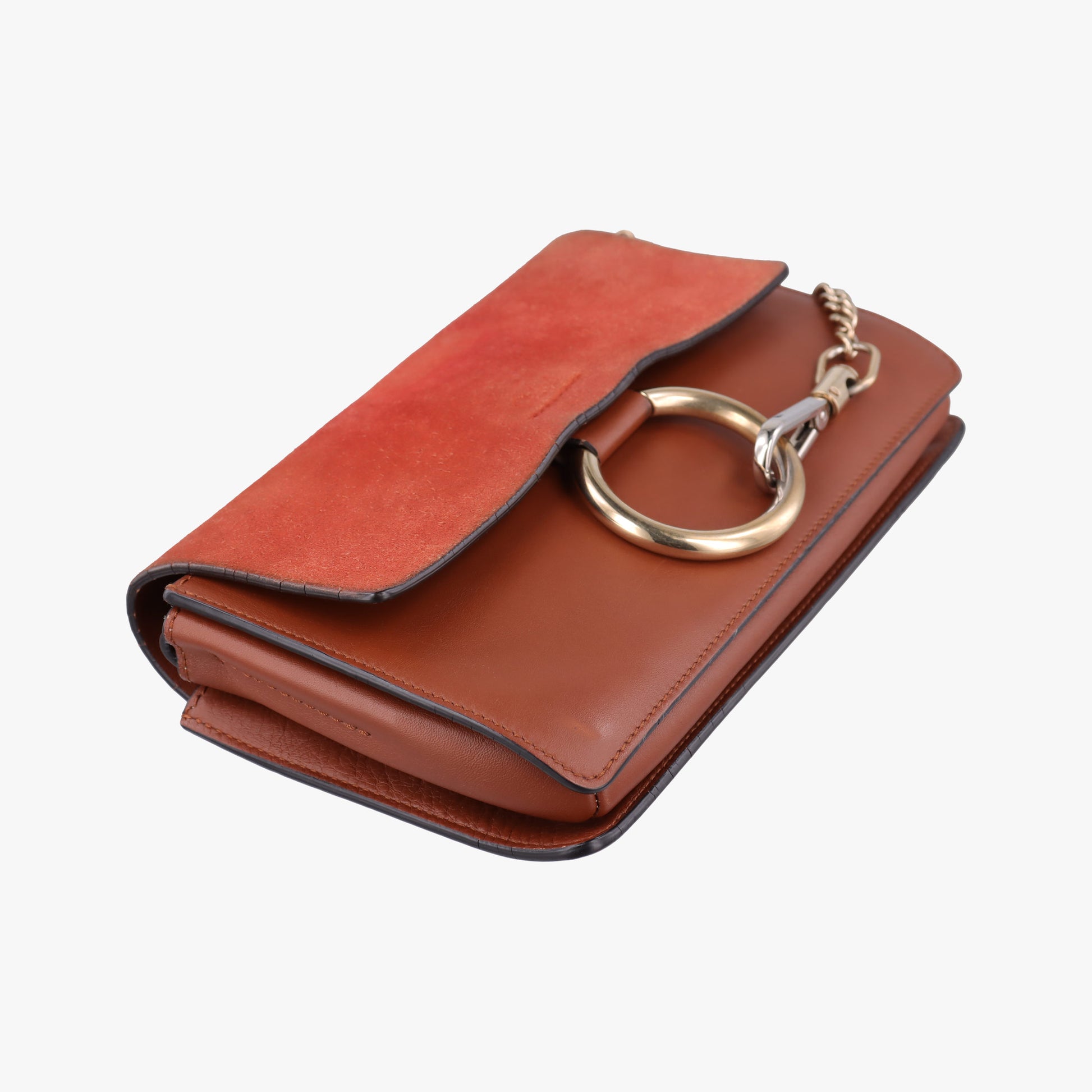 FAYE Brown Suede × leather Lot number unknownフェイ ブラウン スエード×レザー 製番不明