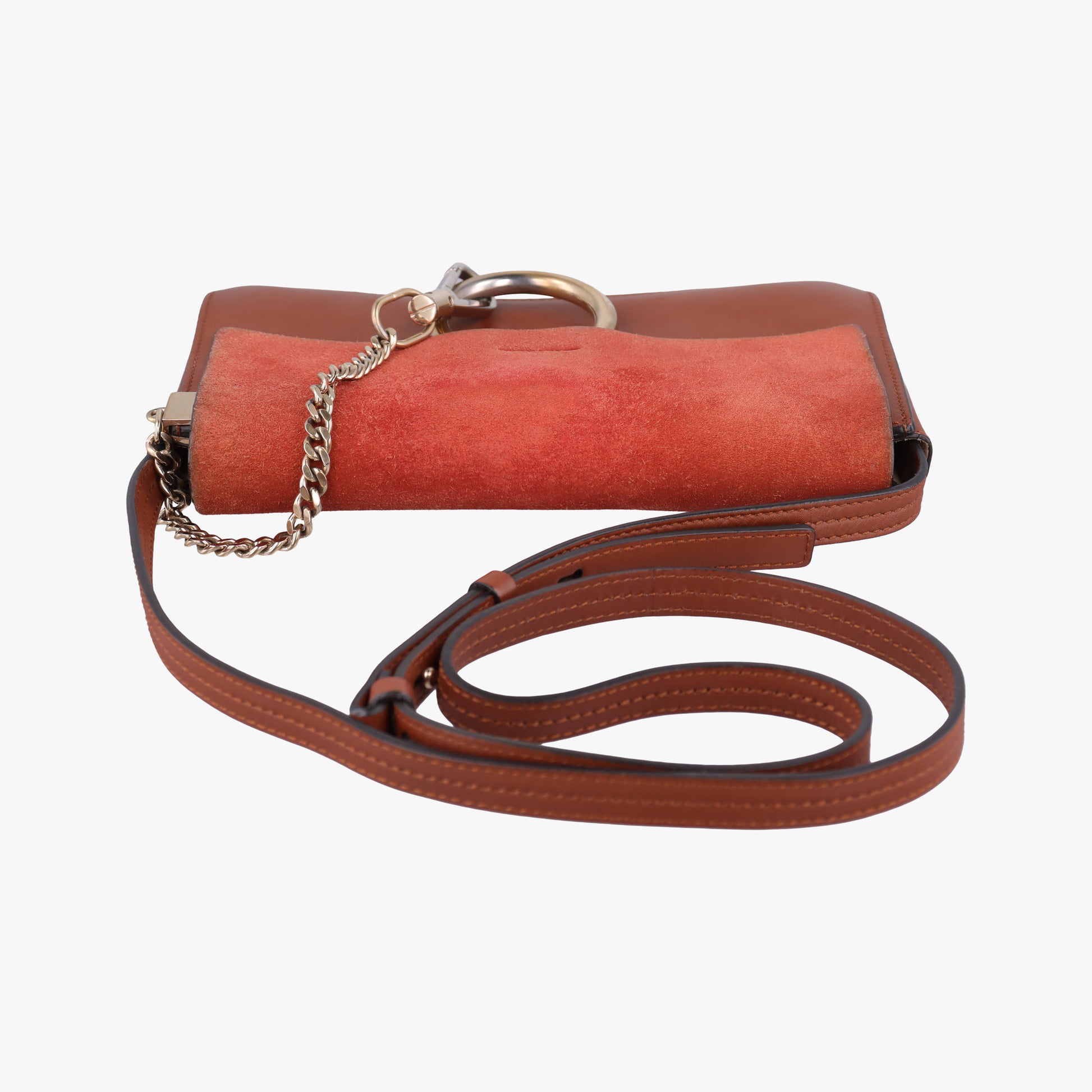 FAYE Brown Suede × leather Lot number unknownフェイ ブラウン スエード×レザー 製番不明