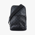 Pre-owned Louis Vuitton Avenue Slingbag Graphite Damier Graphite N41719 bum bag/waist bag | stylenewstar