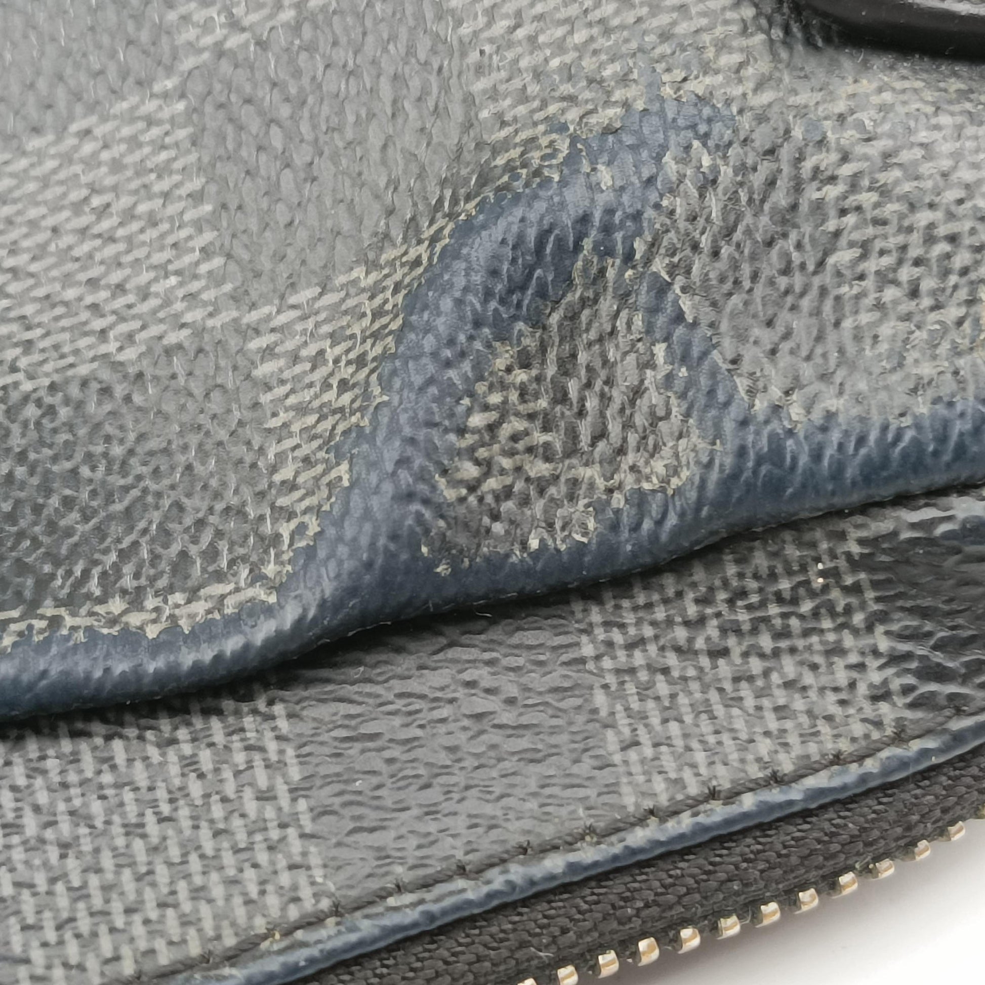 Pre-owned Louis Vuitton Avenue Slingbag Graphite Damier Graphite N41719 bum bag/waist bag | stylenewstar