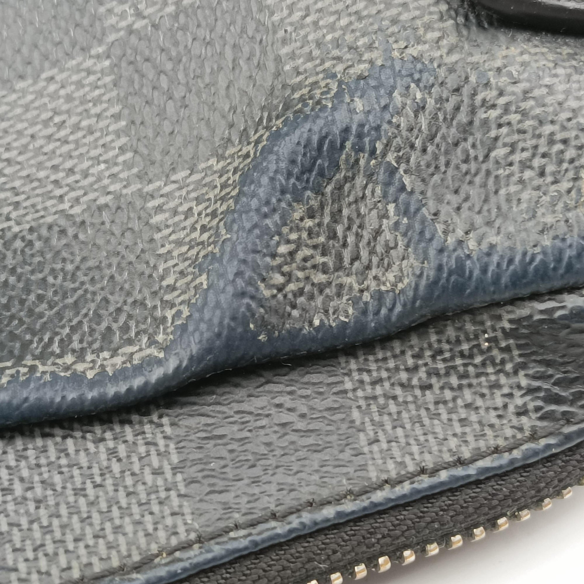 Pre-owned Louis Vuitton Avenue Slingbag Graphite Damier Graphite N41719 bum bag/waist bag | stylenewstar