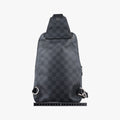 Pre-owned Louis Vuitton Avenue Slingbag Graphite Damier Graphite N41719 bum bag/waist bag | stylenewstar