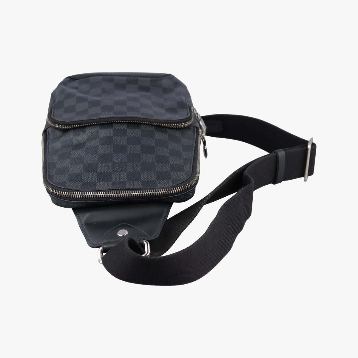 Pre-owned Louis Vuitton Avenue Slingbag Graphite Damier Graphite N41719 bum bag/waist bag | stylenewstar