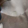 Pre-owned Fendi Flip Beige×Brown Leather×Suede 8BT302 shoulderbag | stylenewstar