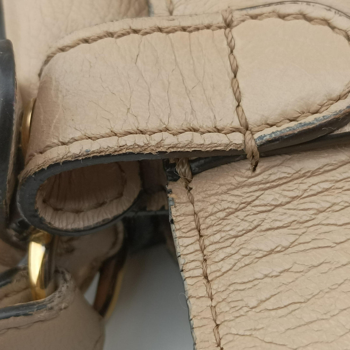 Pre-owned Fendi Flip Beige×Brown Leather×Suede 8BT302 shoulderbag | stylenewstar
