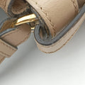 Pre-owned Fendi Flip Beige×Brown Leather×Suede 8BT302 shoulderbag | stylenewstar