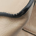 Pre-owned Fendi Flip Beige×Brown Leather×Suede 8BT302 shoulderbag | stylenewstar
