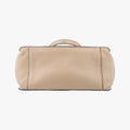 Pre-owned Fendi Flip Beige×Brown Leather×Suede 8BT302 shoulderbag | stylenewstar