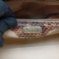 Patchwork Frame Tobacco × Brown Canvas × Python 15240 4 15240/0 9パッチワーク フレーム タバコ × ブラウン キャンバス × パイソン 15240 4 15240/0 9