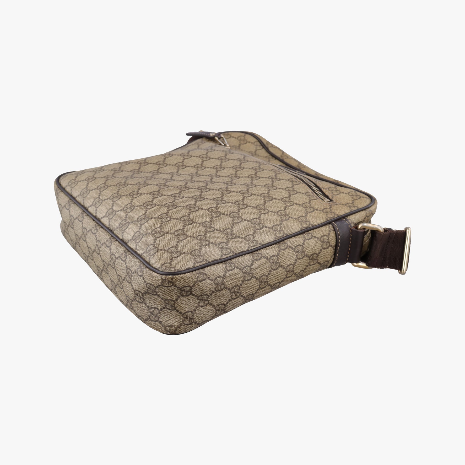 GG Imprime Messenger khaki PVC coated canvas×Leather 201448 F6897531GGインプリメ メッセンジャー カーキ PVCコーティングキャンバス×レザー 201448 F6897531