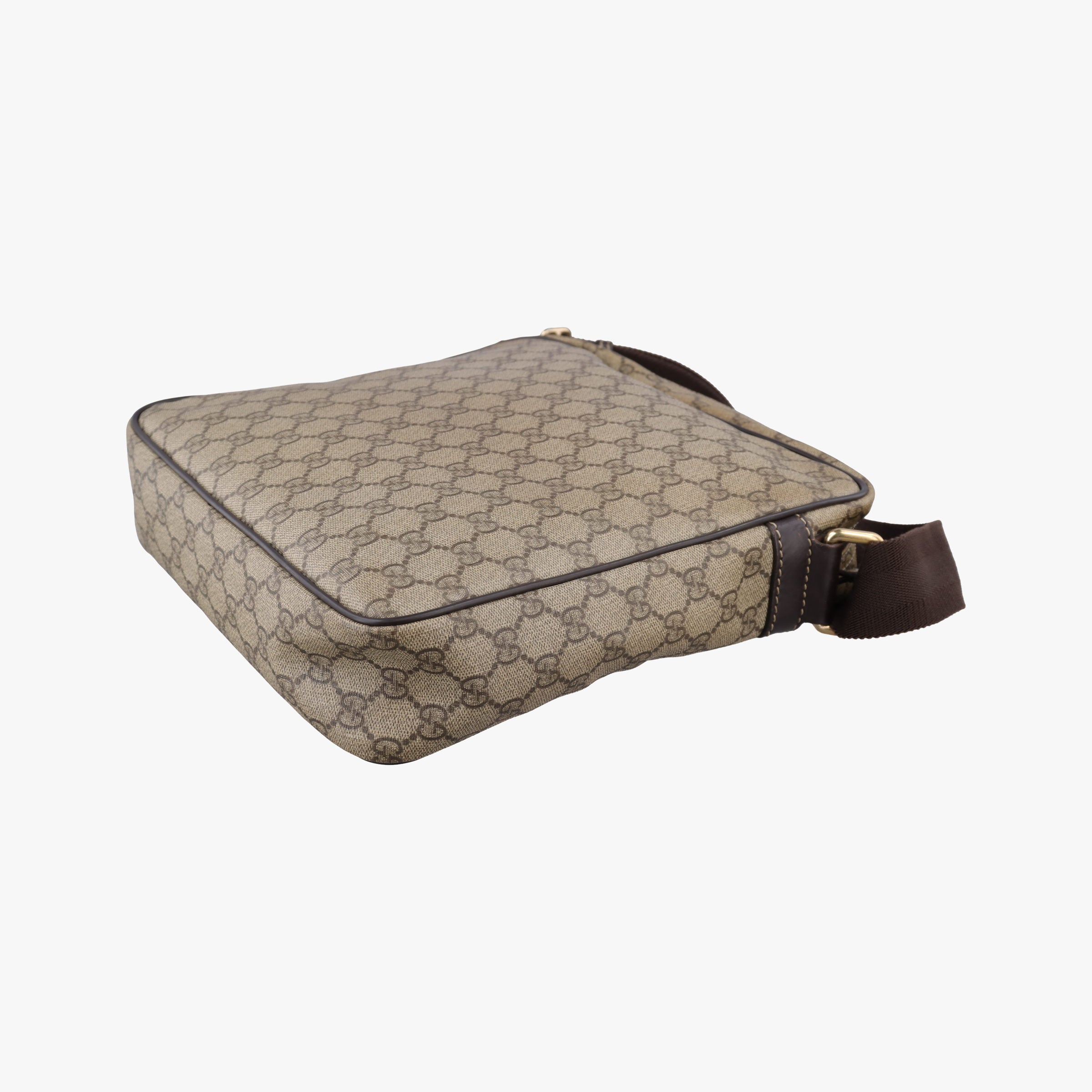 GG Imprime Messenger khaki PVC coated canvas×Leather 201448 F6897531GGインプリメ メッセンジャー カーキ PVCコーティングキャンバス×レザー 201448 F6897531