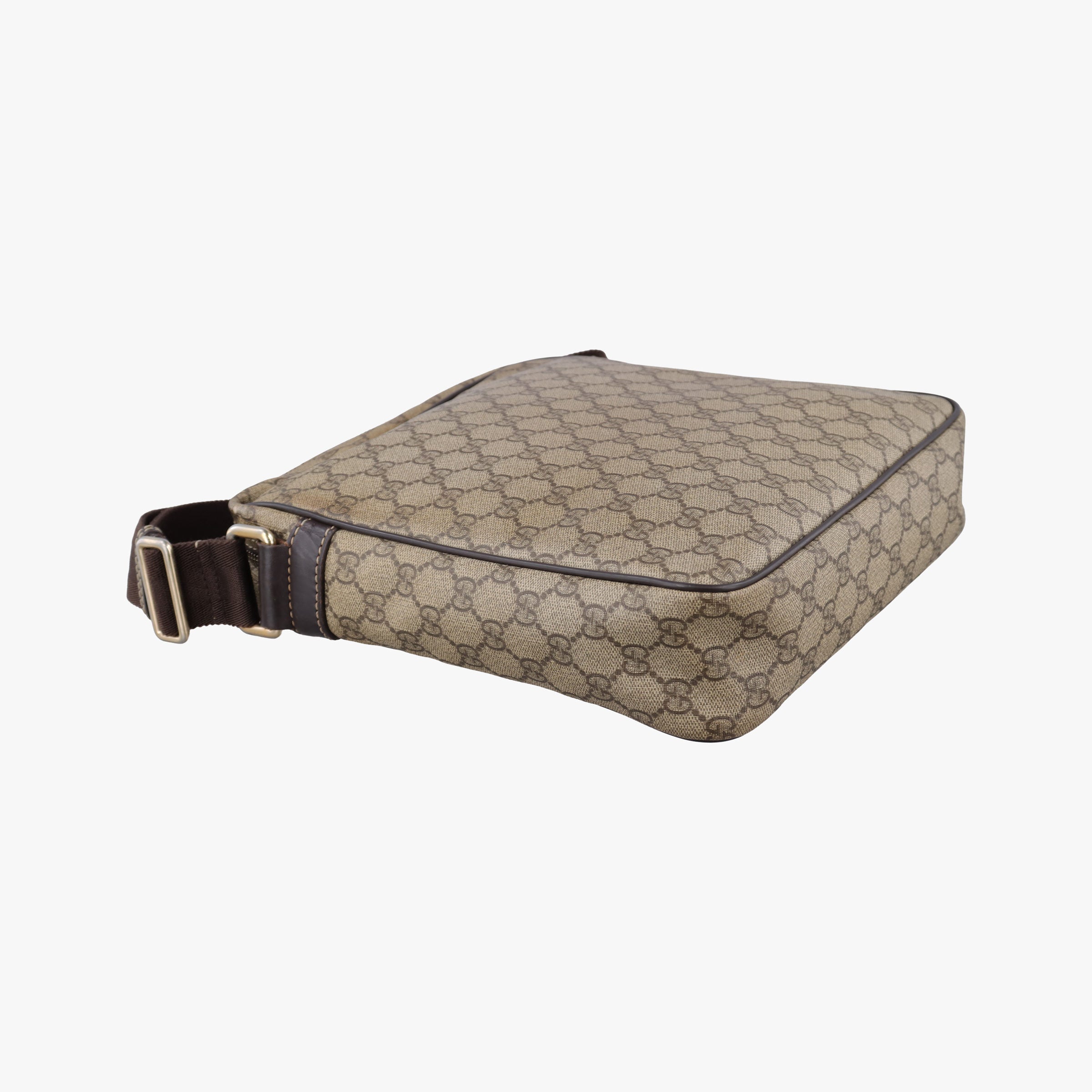 GG Imprime Messenger khaki PVC coated canvas×Leather 201448 F6897531GGインプリメ メッセンジャー カーキ PVCコーティングキャンバス×レザー 201448 F6897531