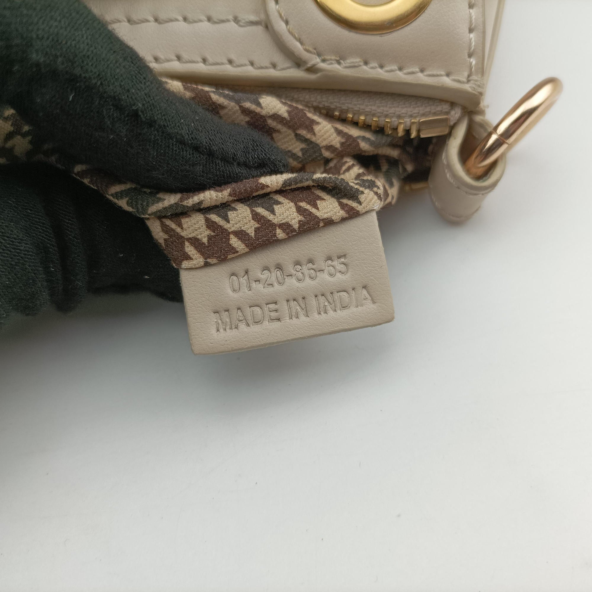 Sac joan Beige Leather 01-20-86-65サック ジョアン ベージュ レザー 01-20-86-65