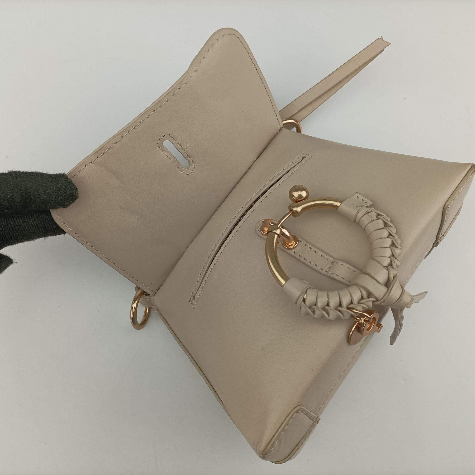 Sac joan Beige Leather 01-20-86-65サック ジョアン ベージュ レザー 01-20-86-65