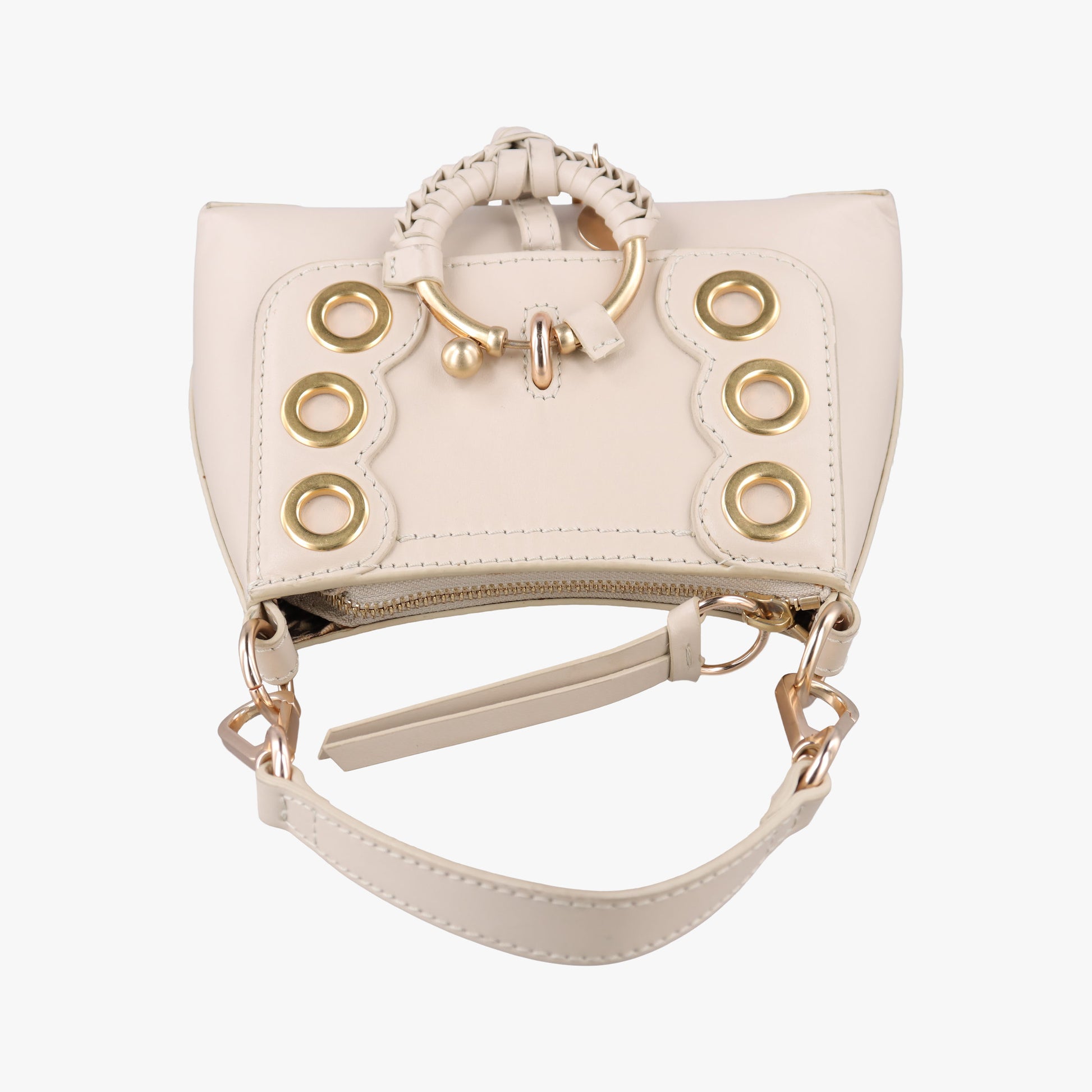 Sac joan Beige Leather 01-20-86-65サック ジョアン ベージュ レザー 01-20-86-65