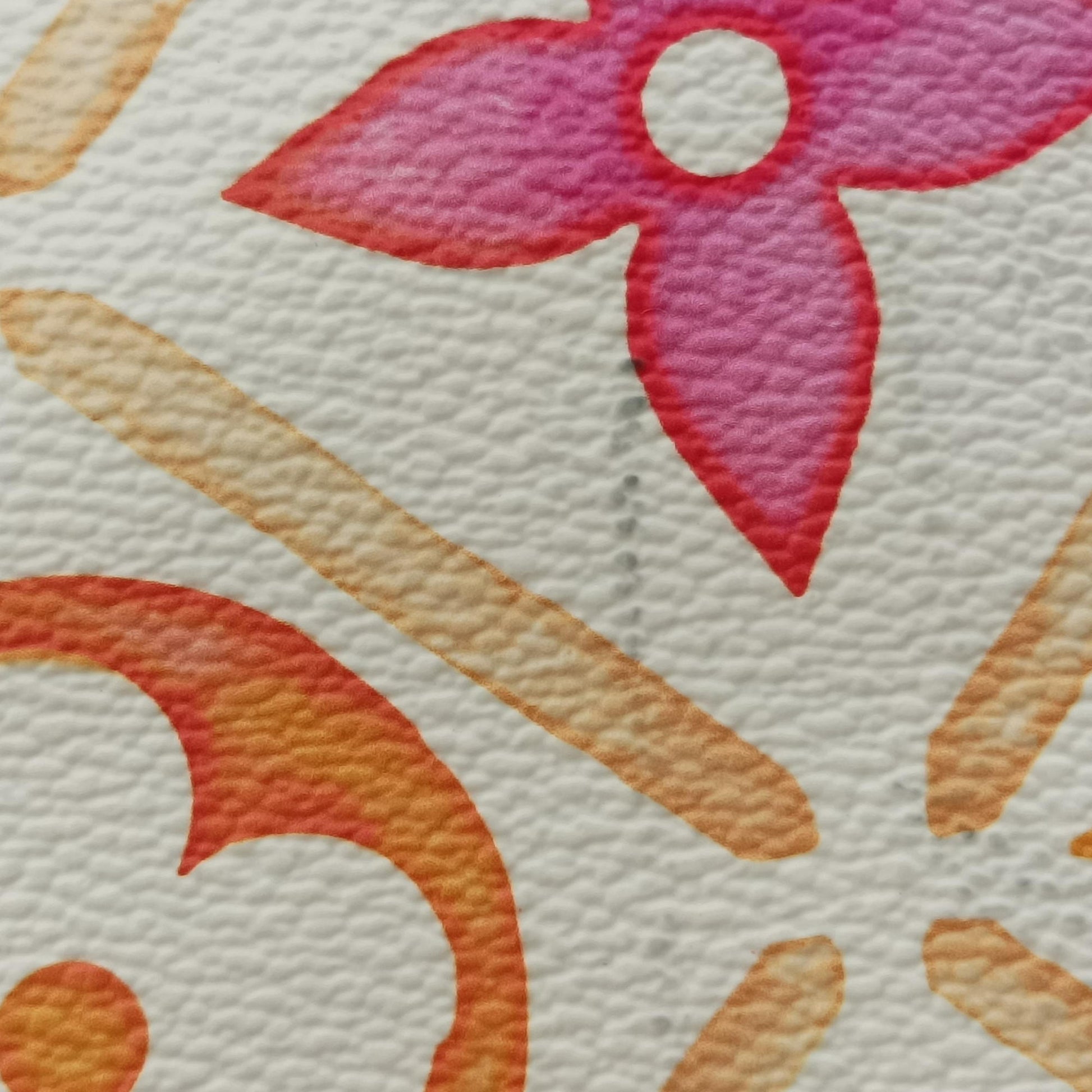 Neverfull MM Orange × White × Orange × Multicolor Monogram Tile Canvas IC Chipネヴァーフル MM オレンジ × ホワイト × オレンジ × マルチカラー モノグラム タイル キャンバス ICチップ