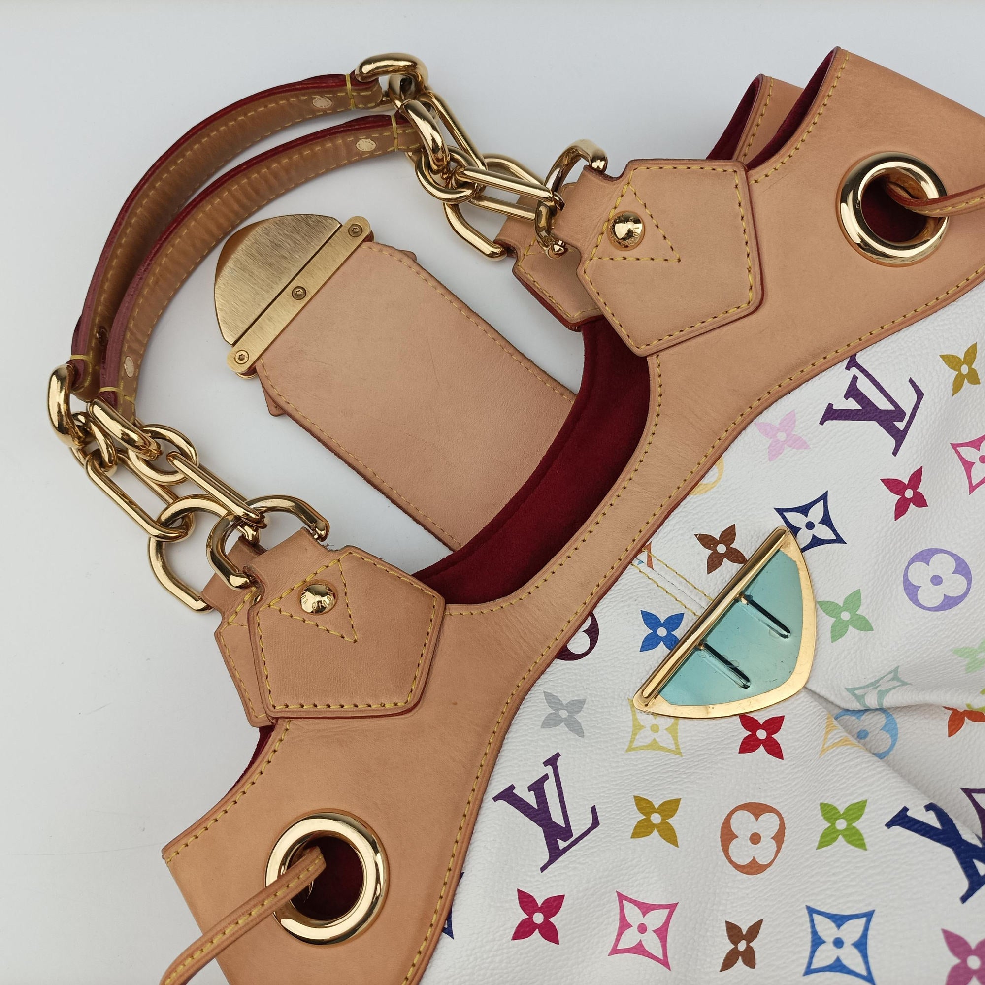 URSULA white Monogram Multicolor M40123 Lot number unknownウルスラ ブロン モノグラム マルチカラー M40123 製番不明