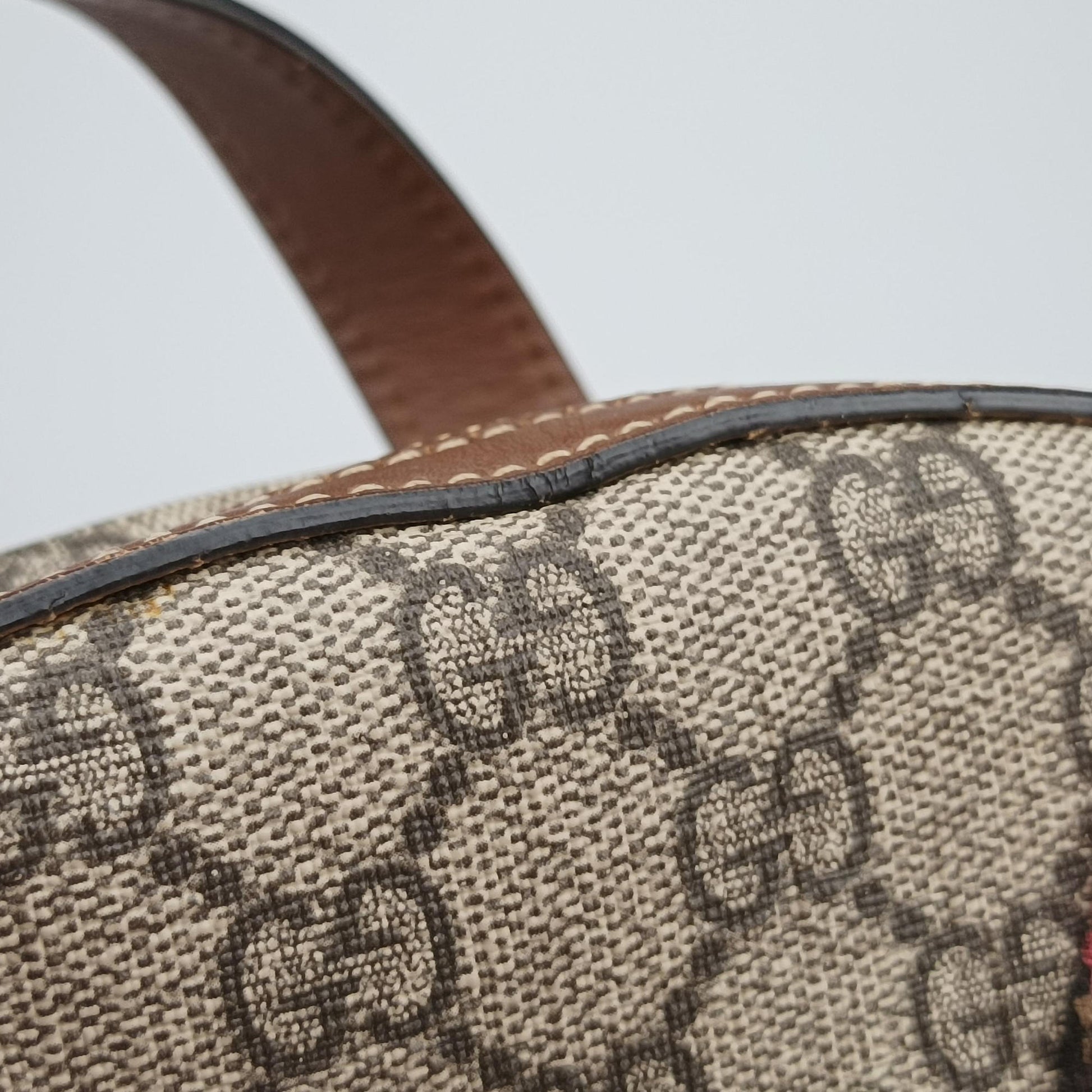 GG Supreme Tian Beige×Multicolour PVC coated canvas×leather 427042 B021366172GGスプリームティアン ベージュ×マルチカラー PVCコーティングキャンバス×レザー 427042 B021366172