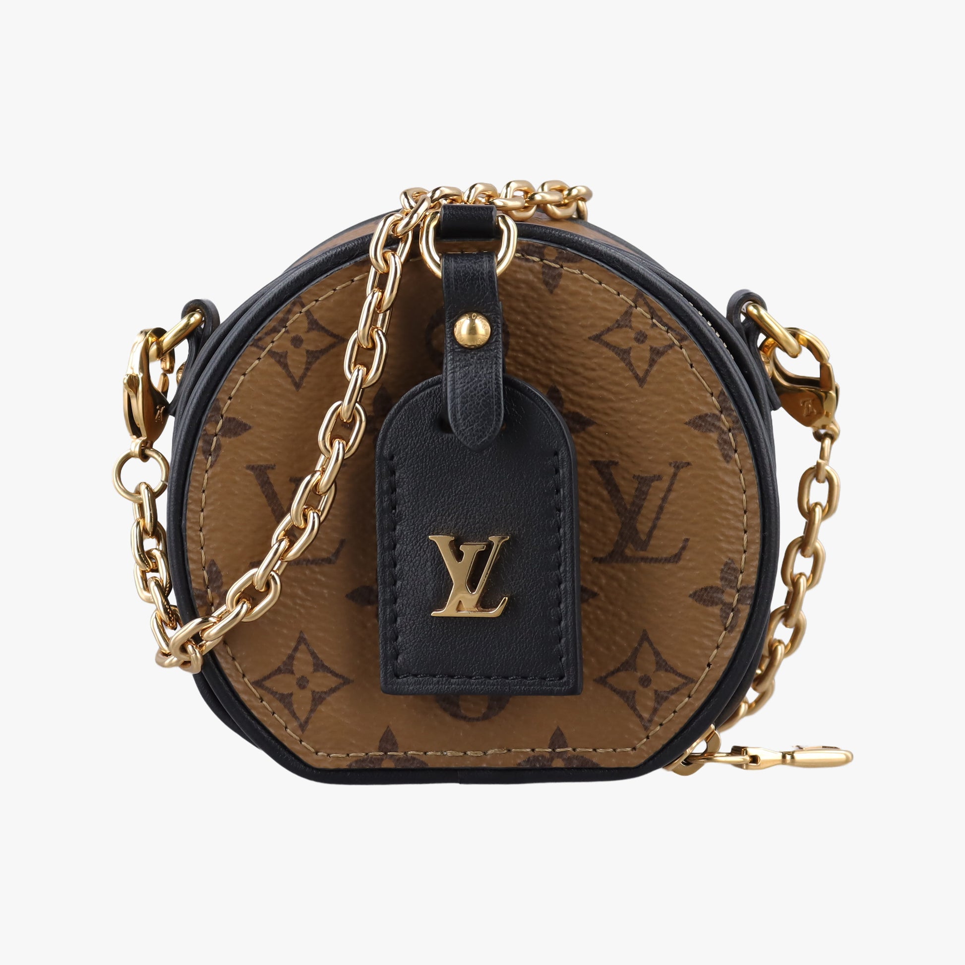 Mini Boite Chapeau Brown Monogram Reverse M68577 NZ4119 IC Chipミニ ボワット シャポー モノグラム/ブラウン モノグラム リバース M68577 NZ4119 ICチップ