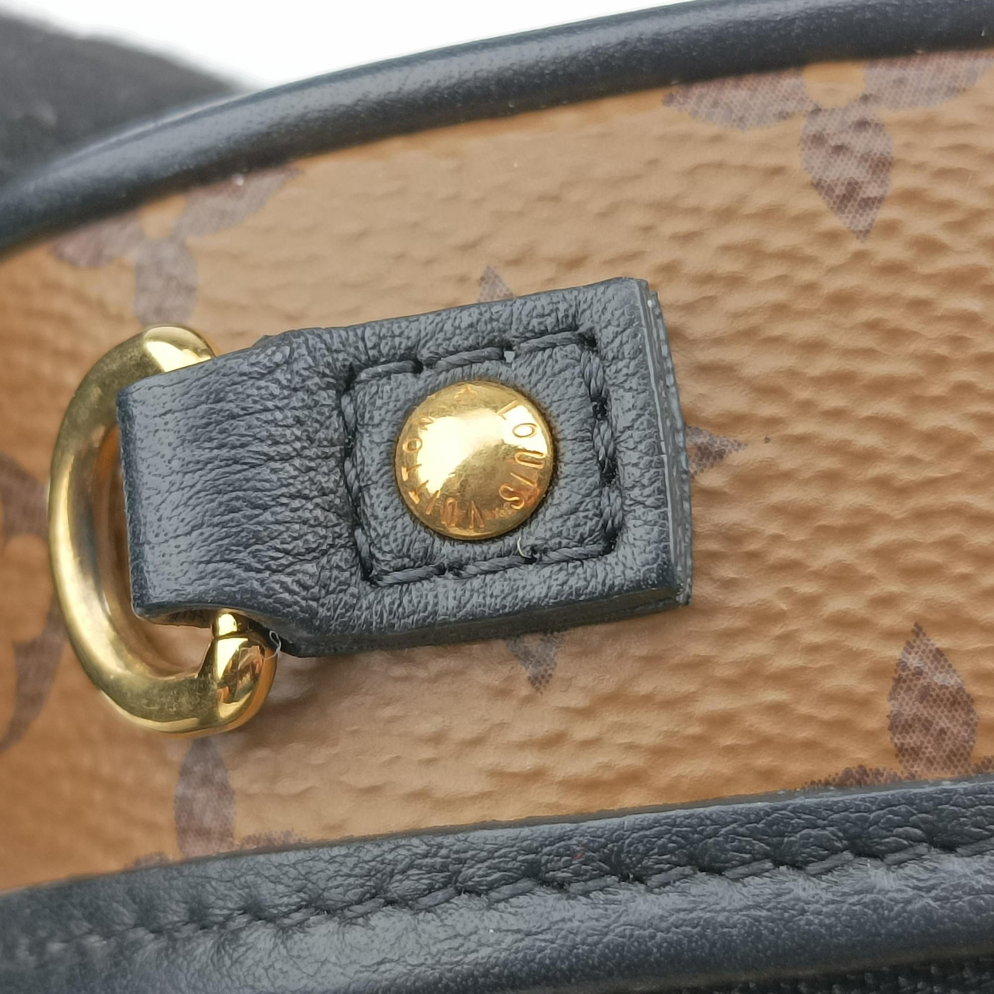 Mini Boite Chapeau Brown Monogram Reverse M68577 NZ4119 IC Chipミニ ボワット シャポー モノグラム/ブラウン モノグラム リバース M68577 NZ4119 ICチップ