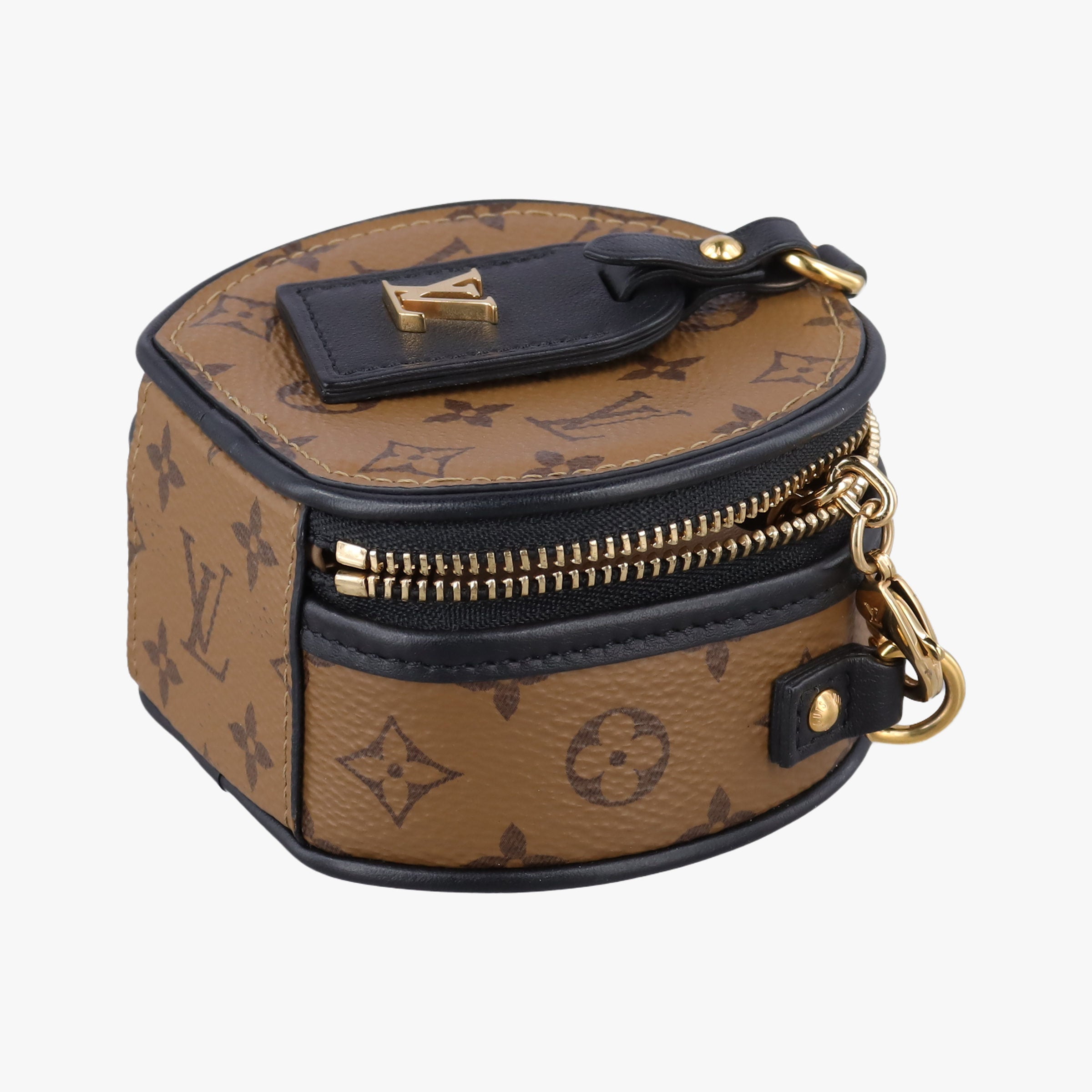 Mini Boite Chapeau Brown Monogram Reverse M68577 NZ4119 IC Chipミニ ボワット シャポー モノグラム/ブラウン モノグラム リバース M68577 NZ4119 ICチップ