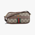 Ophidia Beige×red×green PVC coated canvas×leather 598664 オフィディア ベージュ×レッド×グリーン PVCコーティングキャンバス×レザー 598664 