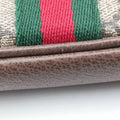 Ophidia Beige×red×green PVC coated canvas×leather 598664 オフィディア ベージュ×レッド×グリーン PVCコーティングキャンバス×レザー 598664 