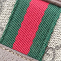 Ophidia Beige×red×green PVC coated canvas×leather 598664 オフィディア ベージュ×レッド×グリーン PVCコーティングキャンバス×レザー 598664 