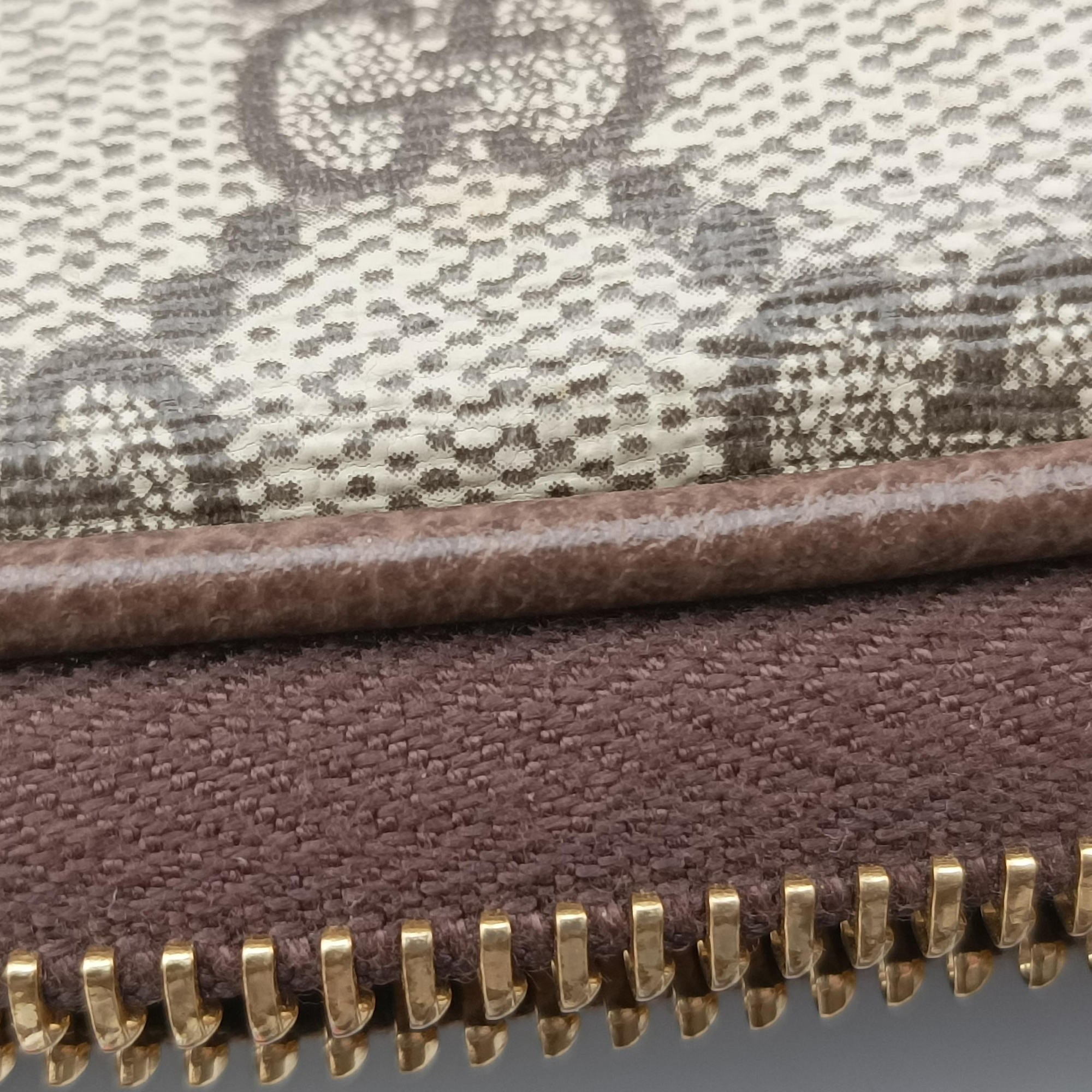 Ophidia Beige×red×green PVC coated canvas×leather 598664 オフィディア ベージュ×レッド×グリーン PVCコーティングキャンバス×レザー 598664 