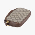 Ophidia Beige×red×green PVC coated canvas×leather 598664 オフィディア ベージュ×レッド×グリーン PVCコーティングキャンバス×レザー 598664 