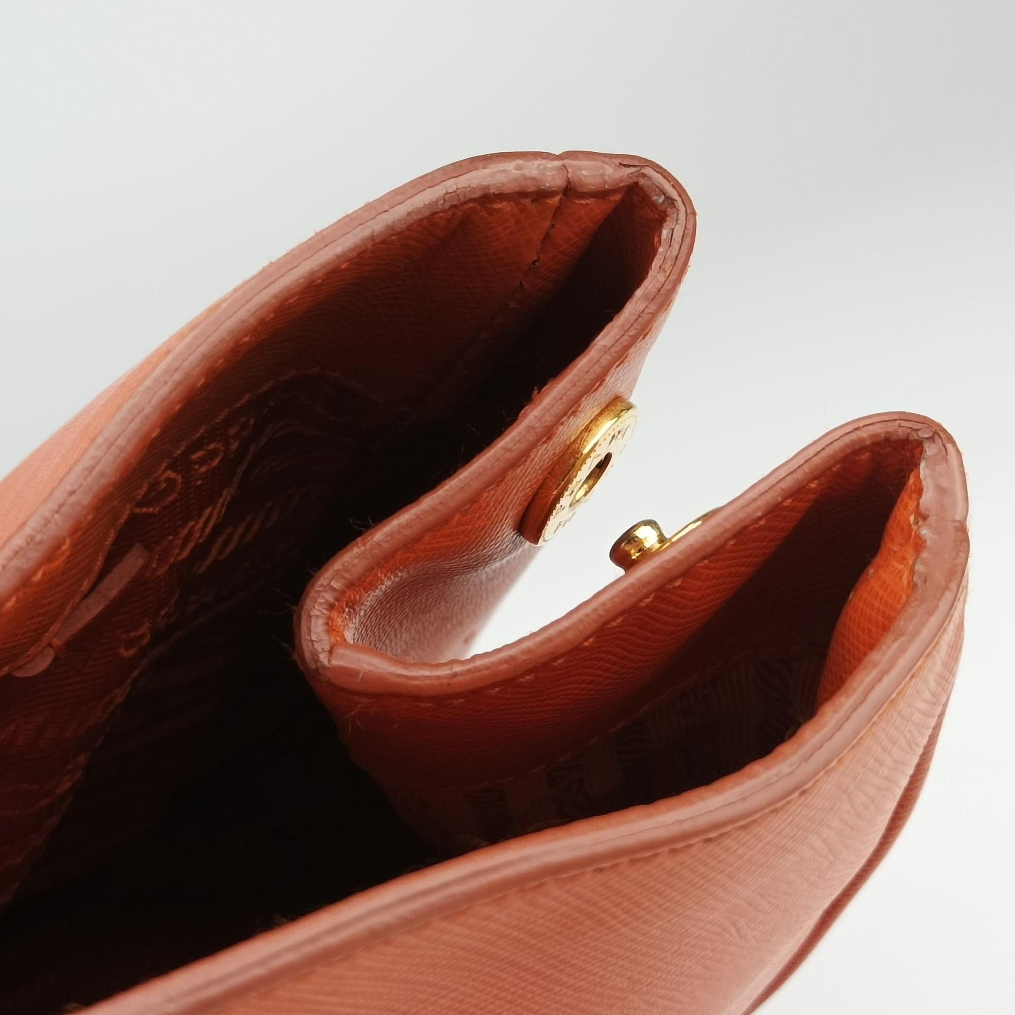 Galleria Orange SAFFIANO Leather BN1844 117ガレリア オレンジ サフィアーノレザー BN1844 117
